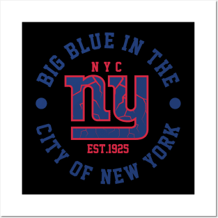 New York Giants Football League's National Football Posters and Art